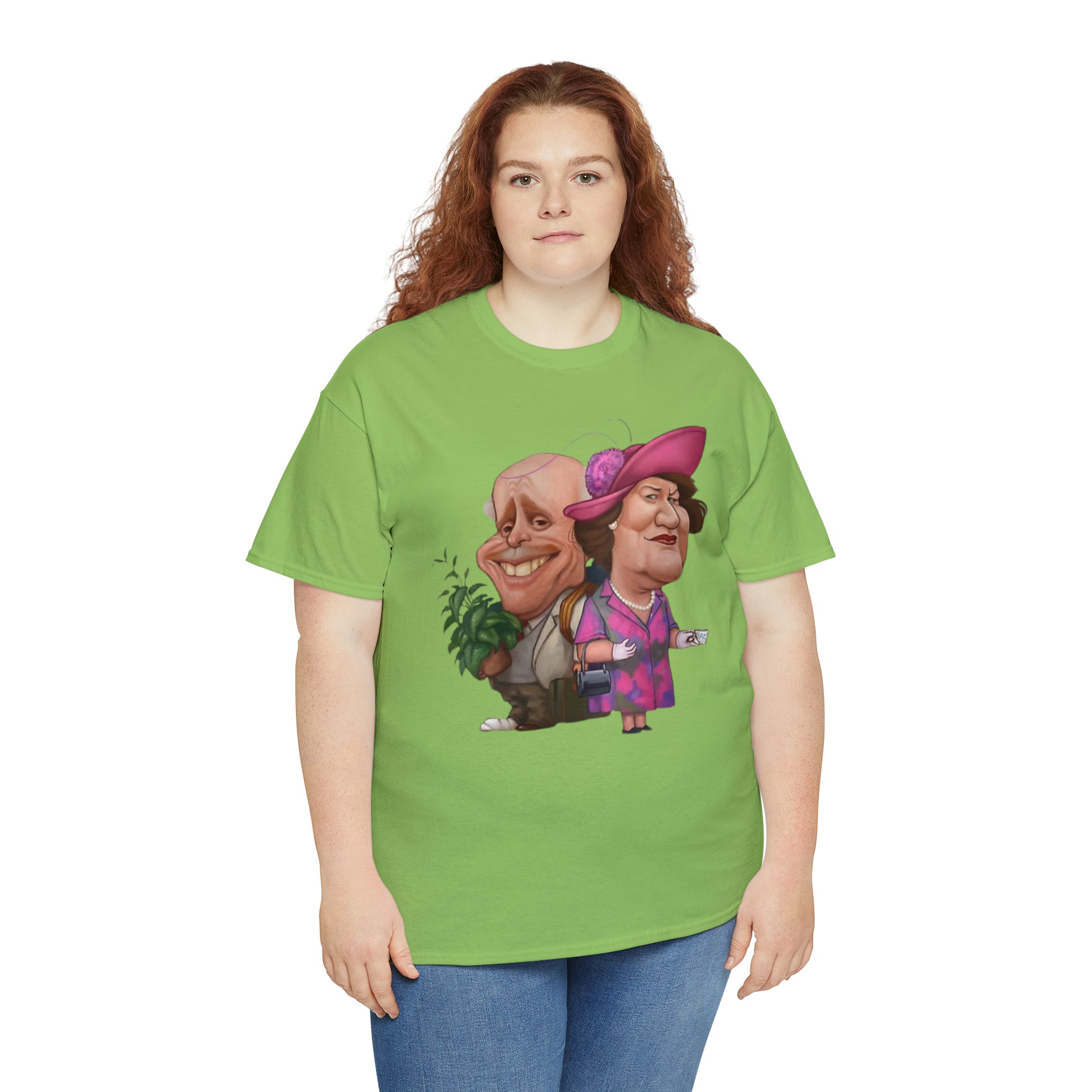Keeping Up Appearances 90's TV Show-Unisex Heavy Cotton T-Shirt - Creations by Chris and Carlos